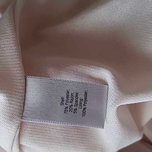 JLO dress, size 12, peach color, trumpet flare. - Picture 2 of 2